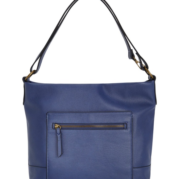 Style & Co. Handbags - NWT Elegant Blue Leather Shoulder Bag Style&Co.